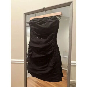 Express Black Mini Formal Dress Size 0 NWT
